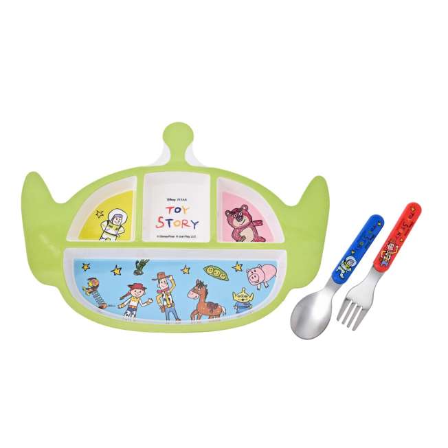 Set infantil de plato y cubiertos Toy Story