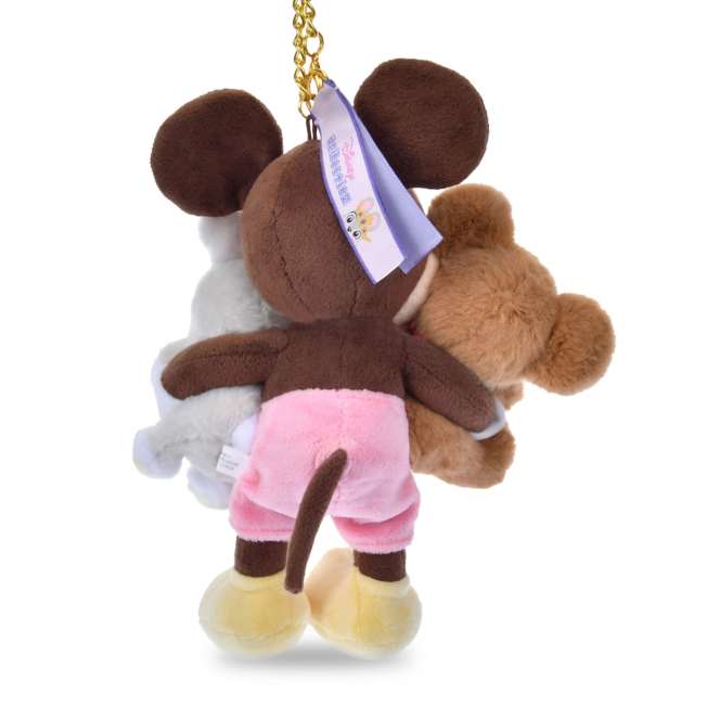 Llavero de peluche UniBestiez: Mickey, Mocha y Yek Rabbit