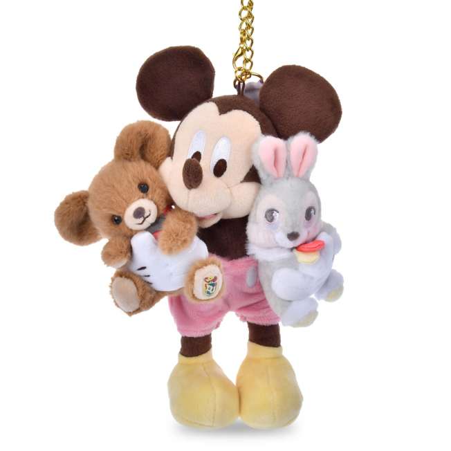 Llavero de peluche UniBestiez: Mickey, Mocha y Yek Rabbit
