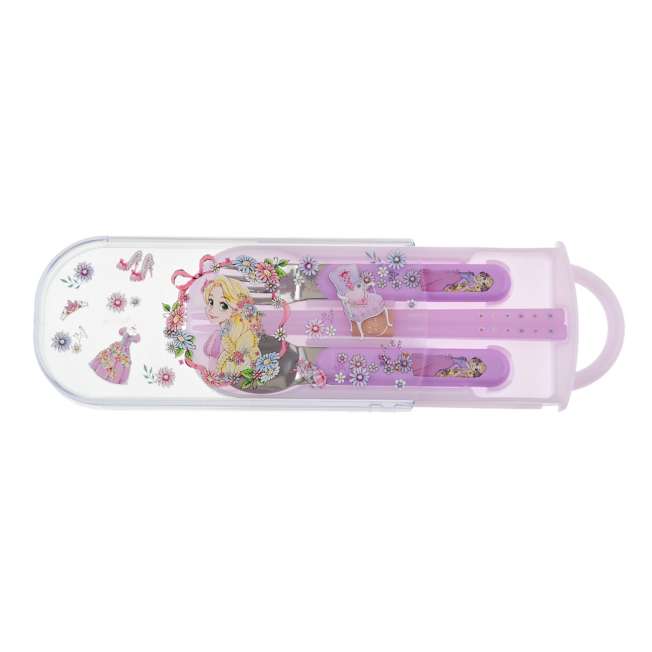 Set infantil de cubiertos de Rapunzel