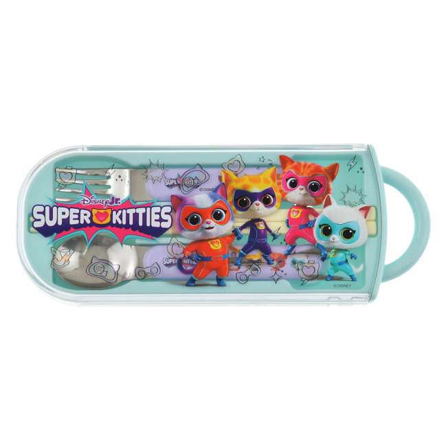 Set de cubiertos SuperKitties para niños