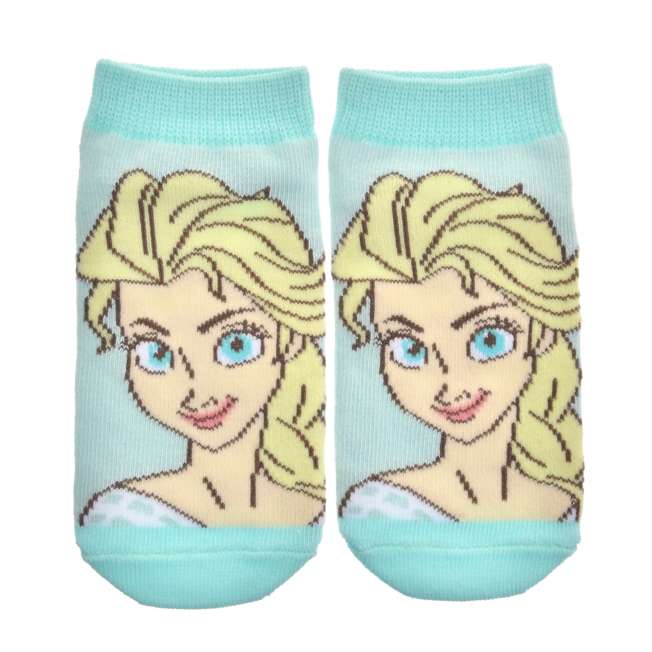 Calcetines tobilleros azules de Elsa para niños