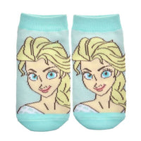 Calcetines tobilleros azules de Elsa para niños