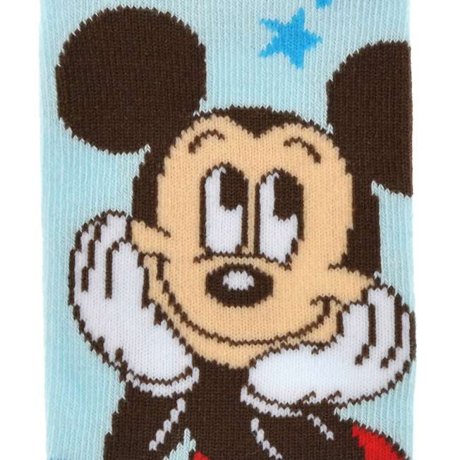 Calcetines tobilleros infantiles Mickey Mouse azules 13-18 cm