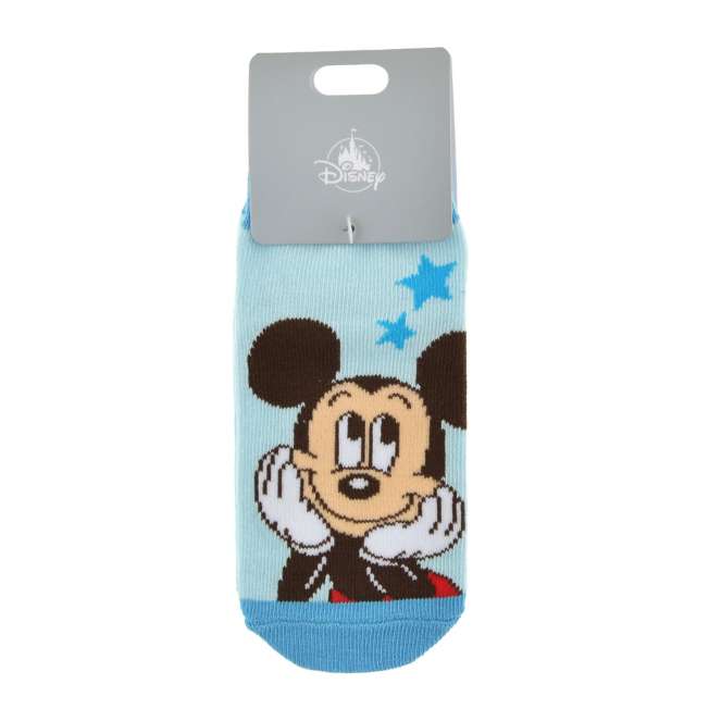 Calcetines tobilleros infantiles Mickey Mouse azules 13-18 cm