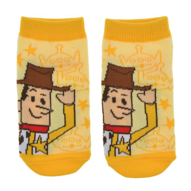 Calcetines infantiles de Woody y Alien, amarillos (13–18 cm)