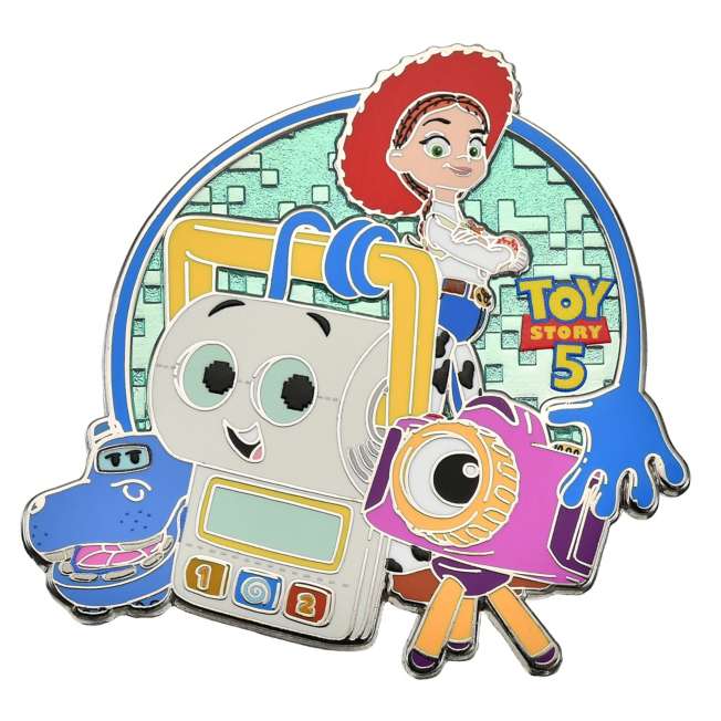 Pin troquelado de Jessie y el Tech Trio | Toy Story 5