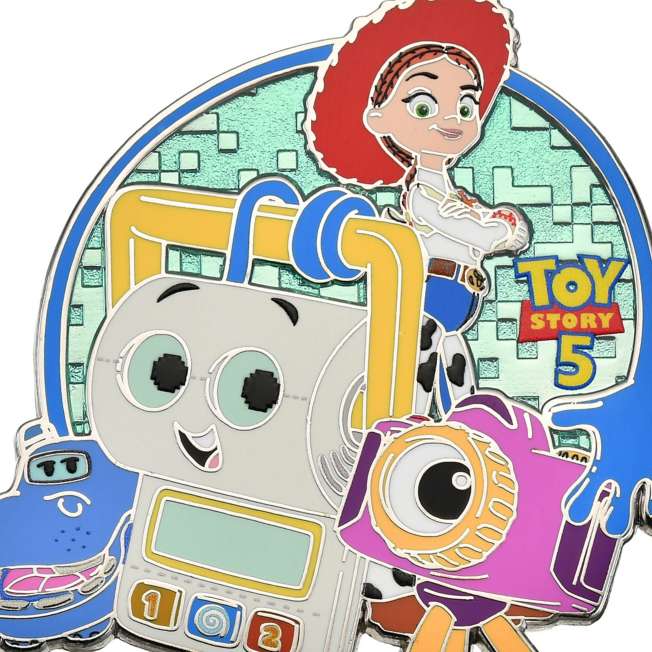 Pin troquelado de Jessie y el Tech Trio | Toy Story 5