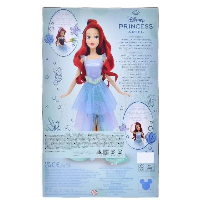 Ariel y Flounder: set de muñeca y figura de ballet