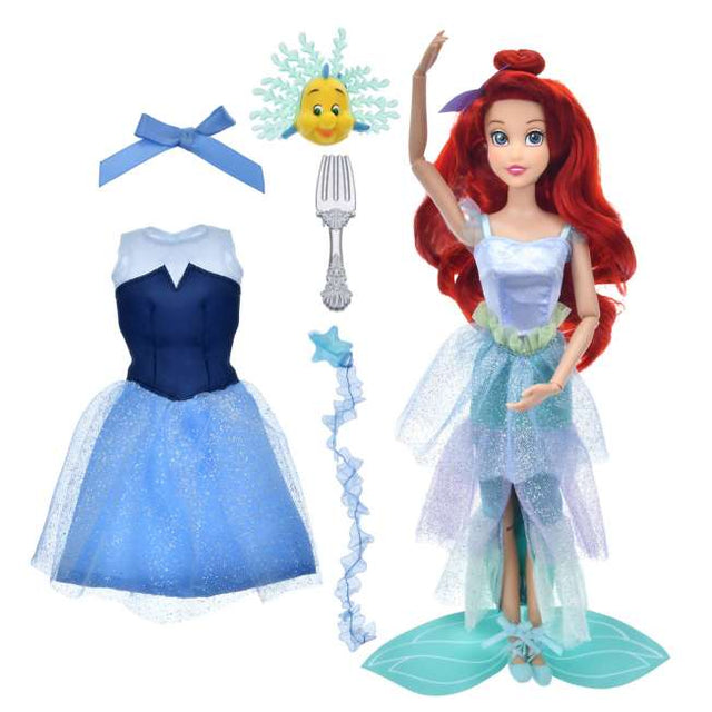 Ariel y Flounder: set de muñeca y figura de ballet