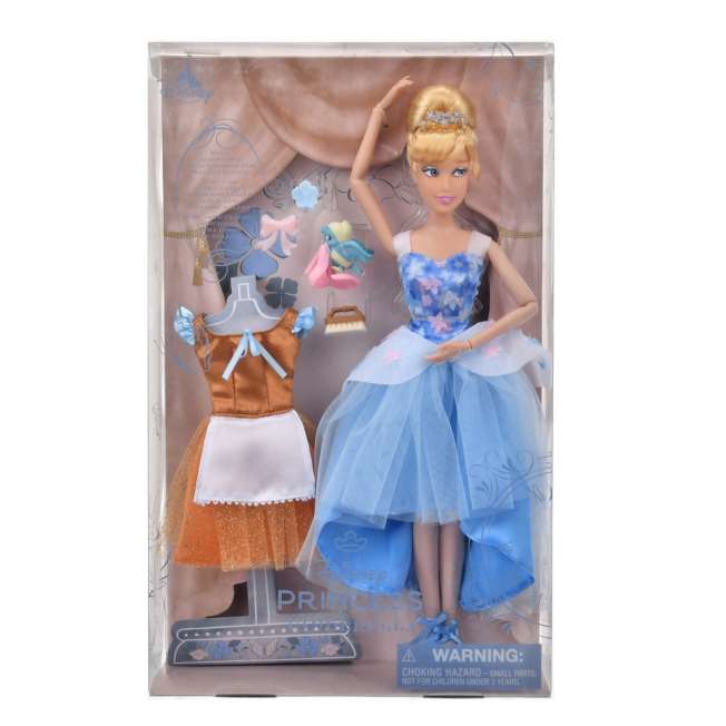 Set de muñeca de Cenicienta y figura de pájaro azul
