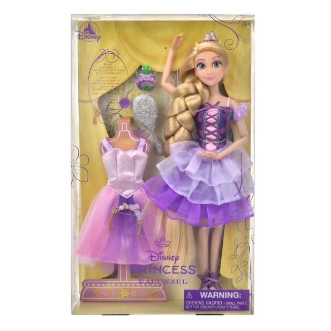 Set de muñeca Rapunzel y figura de Pascal: ballet