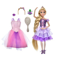 Set de muñeca Rapunzel y figura de Pascal: ballet