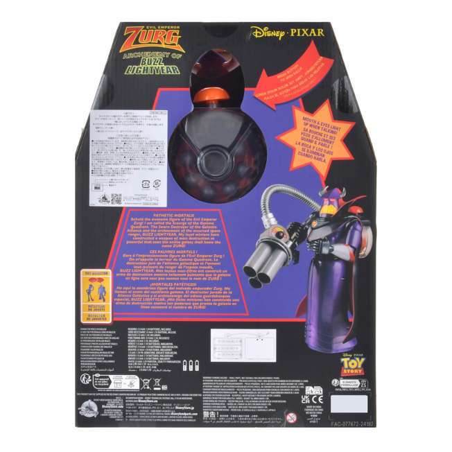 Figura de acción parlante de Zurg - Toy Story