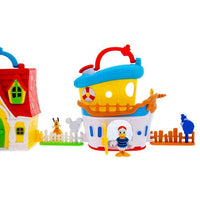 Set de juego Casa de Donald Duck con asa