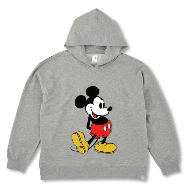Polerón gris de Mickey en pose de pie