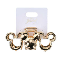 Pinza para el pelo de Mickey con triple ícono metalizado