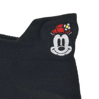 Calcetines tobilleros negros de Minnie con bordado (23–25 cm)