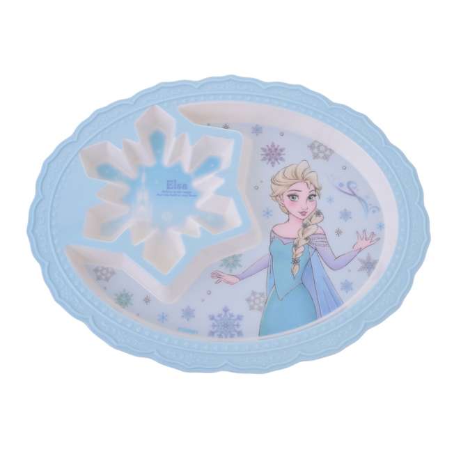 Set infantil de plato y cubiertos de Elsa