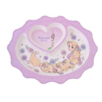 Set de plato infantil con cubiertos de Rapunzel