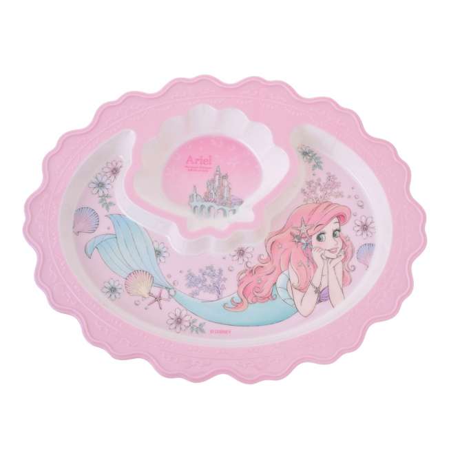 Set infantil de plato y cubiertos de Ariel