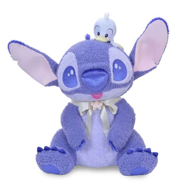Peluche gigante de Stitch con patito, 87 cm