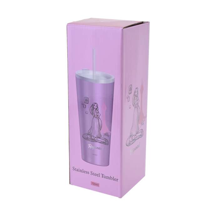 Vaso de acero inoxidable de Rapunzel con bombilla