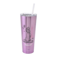 Vaso de acero inoxidable de Rapunzel con bombilla