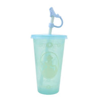 Vaso con bombilla cambia de color de Cenicienta