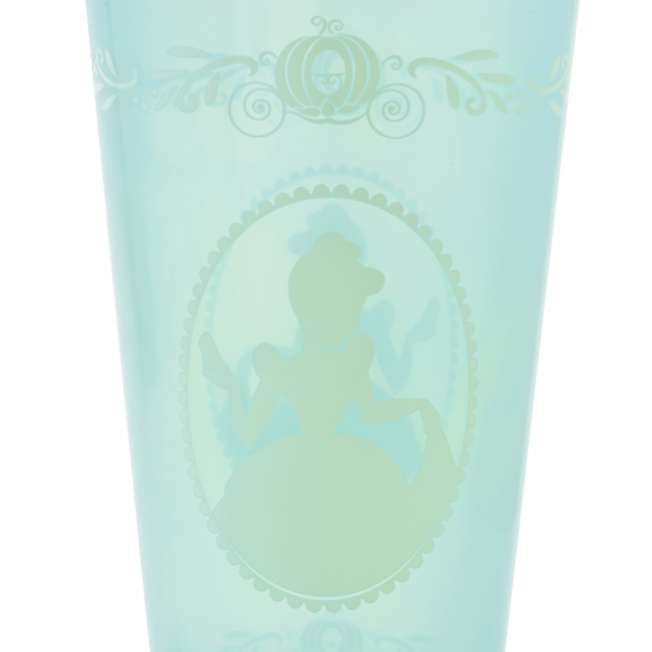 Vaso con bombilla cambia de color de Cenicienta
