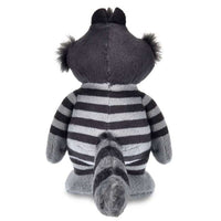 Peluche de pie del Gato de Cheshire negro
