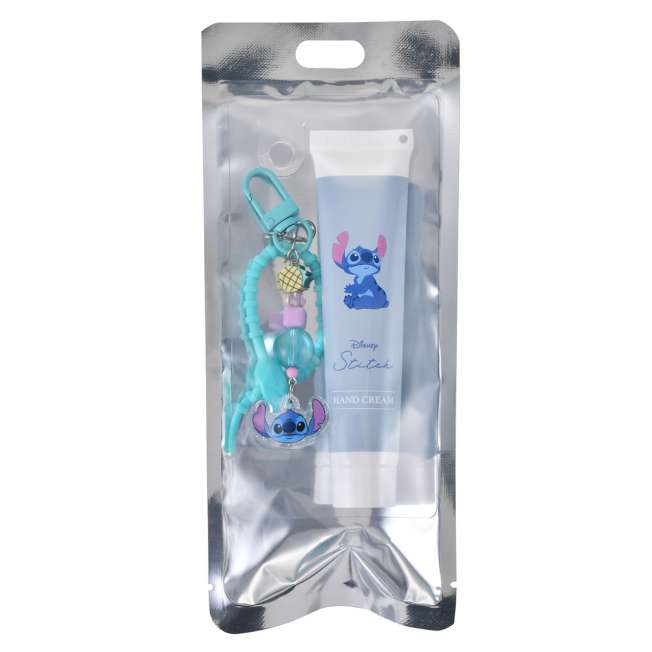 Crema de manos de Stitch con llavero