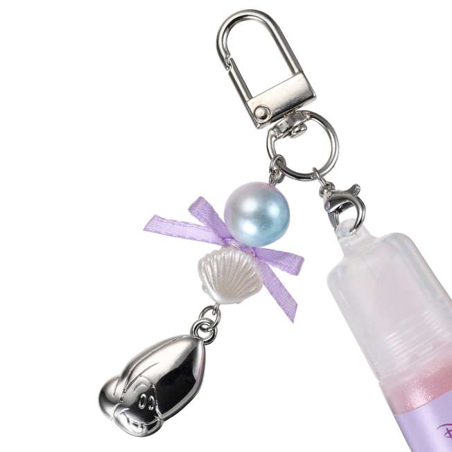 Bálsamo labial rosa con llavero de las ostritas