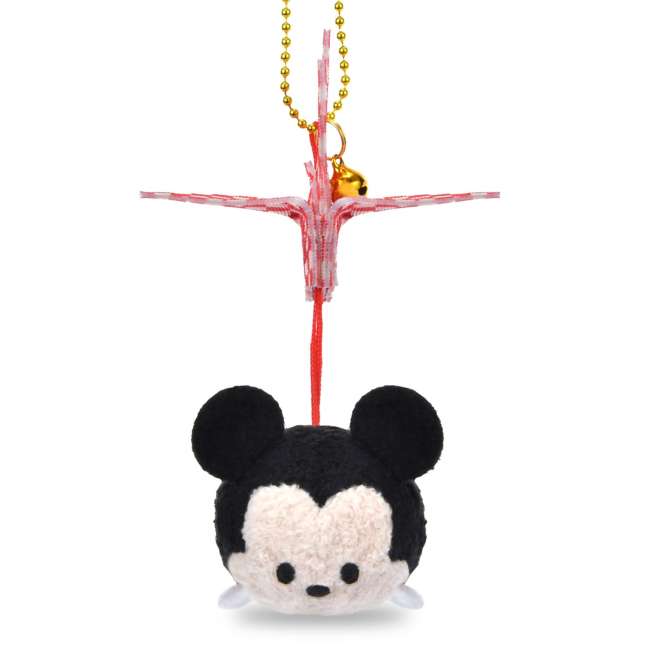 Llavero de peluche Mickey TSUM TSUM con grulla de origami