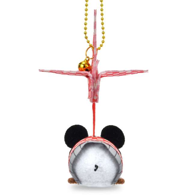 Llavero de peluche Mickey TSUM TSUM con grulla de origami