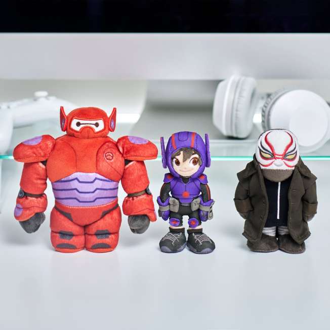 Set de peluches Grandes Héroes: Hiro, Baymax y Kaijin