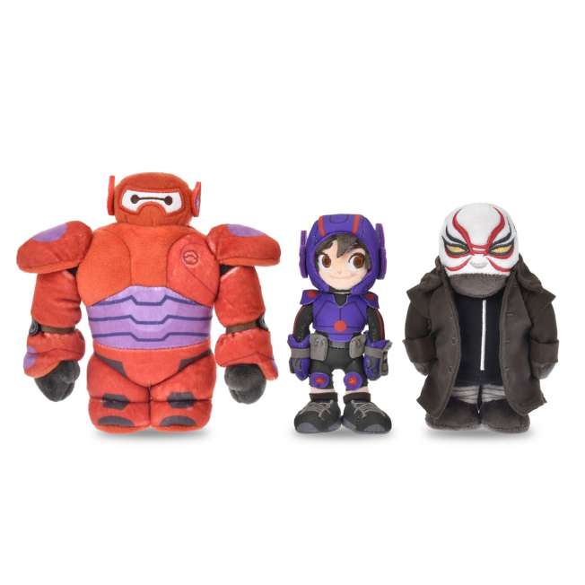 Set de peluches Grandes Héroes: Hiro, Baymax y Kaijin