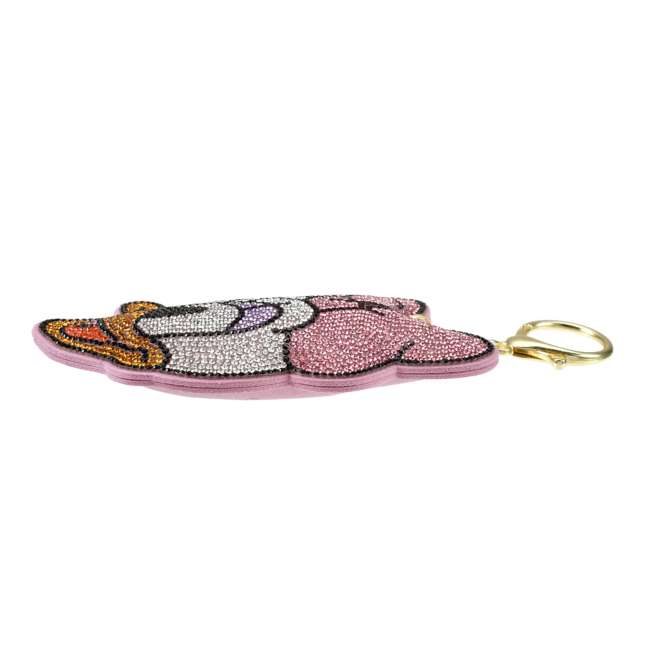 Llavero de Daisy Duck con strass