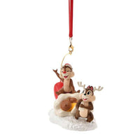 Adorno navideño de Chip y Dale