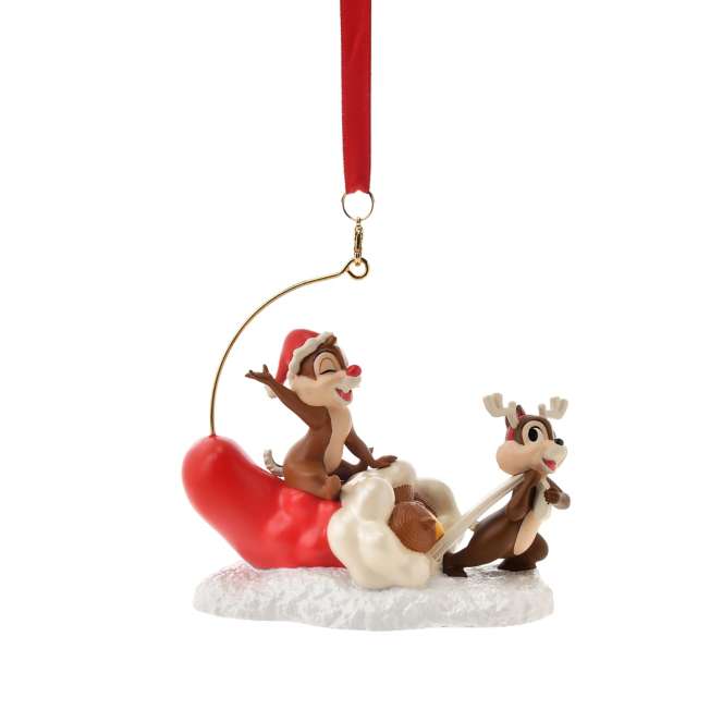 Adorno navideño de Chip y Dale