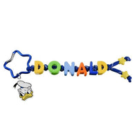 Llavero de Donald Duck con cuentas de letras