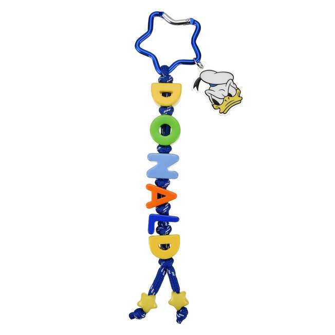Llavero de Donald Duck con cuentas de letras