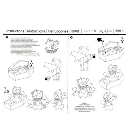 Figura musical con movimiento Vampire Teddy
