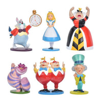 Set de figuras de Alicia en el País de las Maravillas