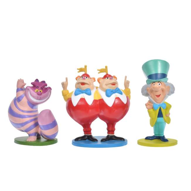 Set de figuras de Alicia en el País de las Maravillas
