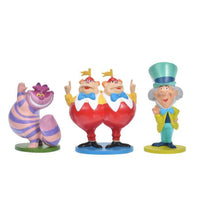 Set de figuras de Alicia en el País de las Maravillas