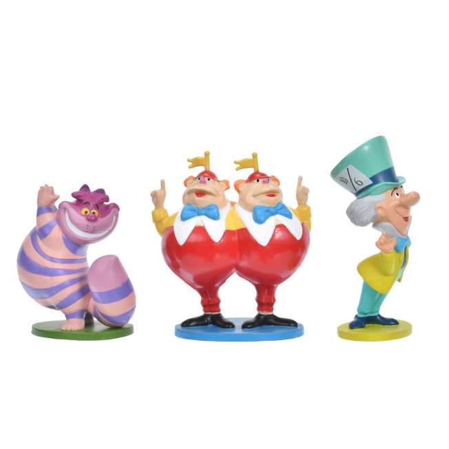 Set de figuras de Alicia en el País de las Maravillas