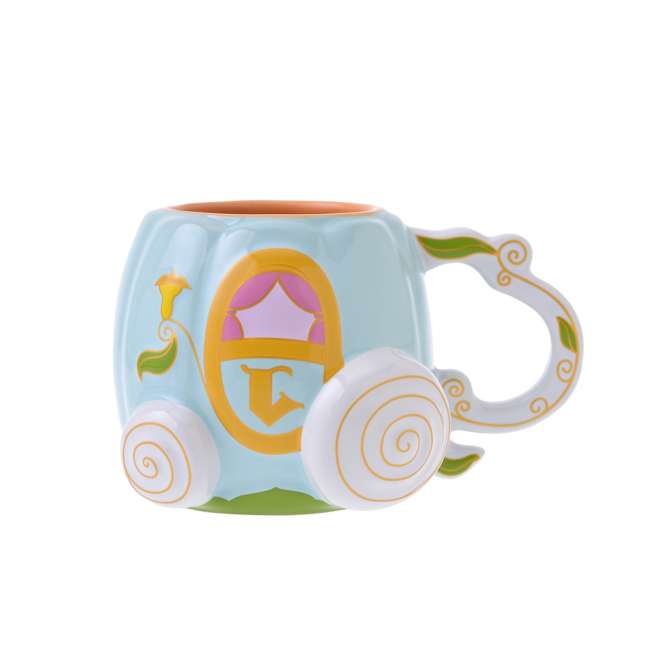 Taza 3D de Cenicienta con carroza calabaza