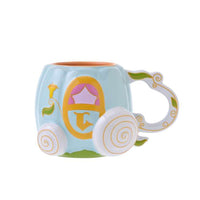 Taza 3D de Cenicienta con carroza calabaza