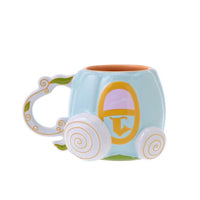 Taza 3D de Cenicienta con carroza calabaza